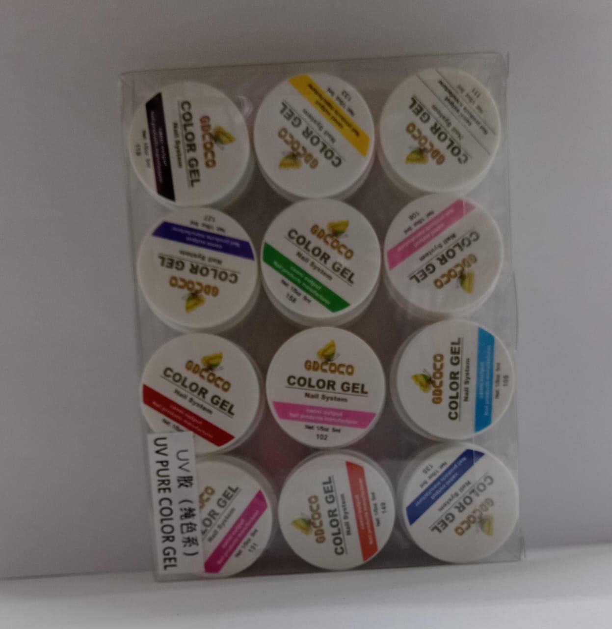 Color Gel Painting Set 12